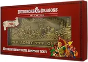 Fanatik Dungeons and Dragons The Cartoon 40th Anniversary Rollercoaster Ticket