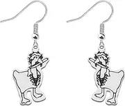 [ENSIANTH] BG3 Inspired Earrings Astarion High Elf Gift Video Gamer Gift Goose Lovers Earrings BG3 Fan Gift Astarion Lover Gift