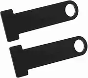 ZenithAur Motorcycle D - Ring Lock, Stainless Steel Helmet Strap Universal Modification Accessory for Motorcycles and Scooters