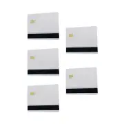 10 Pieces Blank Smart Card Sle4442 Chip+Magnetic Strip Hico 3 track Inkjet PVC B