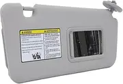 Dpofirs Elegant Sun Visor for RAV4 2004-2005, Right Passenger Side with Makeup Mirror (Grey)