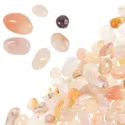 1 Set Delicate Aquarium Pebbles Glass Planter Natural Pebbles Aquarium Gravels