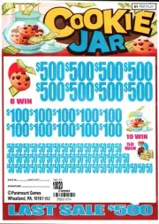 Pull Tab Tickets - Jar Tickets - Game - Cookie Jar