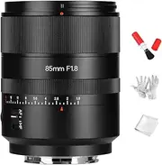 7artisans 85mm F1.8 Full-Frame AF Autofocus Portrait Lens, Fast Focusing, Large Aperture, with Customizable Button, Compatible for Sony E Mount Camera Lens Sony a7 a7C a7RIII a7RIV a7RV a9 a6100,ect