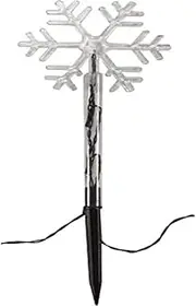 Smart Garden Ltd Set of 8 Snowflake Pathfinder Stake Lights