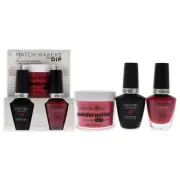 Match Makers Plus Dip - Gaia by Cuccio Colour for Women - 3 Pc 1.6oz Pro Powd...
