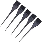 SAFIGLE 5Pcs Professional Hair Dye Applicator Brush Black Hair Tint Brushes for Easy Color Application for Salon Home Use Durable Material