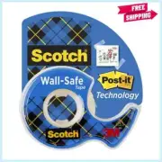 Scotch Wall-Safe Tape, 1 Rolls Sticks Securely, 3/4 in x 650 in (183)