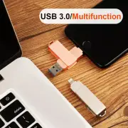 USB Flash Drive for iphone 13/14 USB3.0 Metal Memory Stick USB Stick PC Android