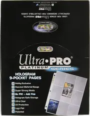 Ultra PRO 9-Pocket Trading Card Pages - Platinum Series (100 Pages)