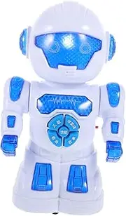 KOMBIUDA Light Educational Robot for Interactive Dancing Robot with Flashing Lights Material for Early Learning and Playtime Fun