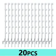 OZNALA 20x Multi Wire Strip Graze Poly Step In Posts Tape Electric Fence Post Fencing