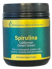 Biogenesis Spirulina Californian Desert Grown 200g Powder | 200g
