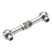 RC Front/Rear Steering Linkage Servo Link Pull Rod Turnbuckle 38mm (Silver Tone)