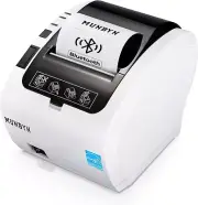 MUNBYN Bluetooth Thermal Receipt Printer P047 80MM POS Printer - White