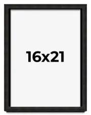 16x21 Shadow Box Black Rustic Barnwood Display Frame | 1.125 Inch Deep | 0.875