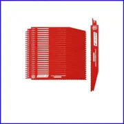 Heavy-Duty Reciprocating Saw Blades Pack - 25 Durable Bi-Metal with Perma-Shield