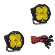 Baja Designs Squadron-R Sport LED Pod Light Pair [Amber Wide Cornering] Round