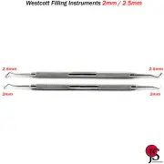 Westcott Filling Instruments Dental Restoration Amalgam Burnisher 2mm 2.5mm