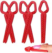 Skin Protector for Nail Polish, Manicure Clip Tools Set of 5, 3D Print Reusable Nail Guards to Prevent Leakage for Home Manicure Salon Party Everyday Wear