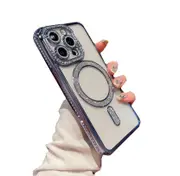 IPhone 11 Case,Compatible With MagSafe,Full Camera Protection Plating Luxury Cover For Women Men,Soft TPU Drop Protective Phone Case-Black