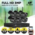 UL-tech CCTV Home Security Cameras System Wireless Outdoor IP Kit WIFI 3MP