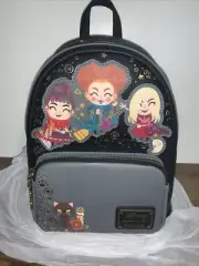 Loungefly Hocus Pocus Sanderson Sisters & Binx the Cat Mini Backpack NWT
