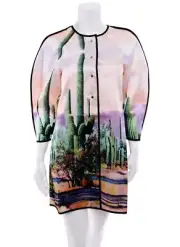 New Alice McCall Jacket Coat Cactus Print Blazer Buttoned Printed Outerwear