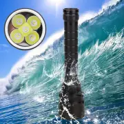 5 LED Scuba Diving Flashlight Underwater Waterproof Light Dive Torch Lamp