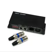 DC12V~24V LED RGBW DMX 512 Controller Decoder Dimmer 4 Channel 8A Stripe Light T