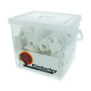 CAT6 JACK 8P8C WHITE (50 BUCKET)