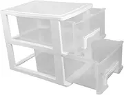 GANAZONO Easy Assembly Drawer Storage Box Decorative Practical Desktop Drawer Style for Home and Office