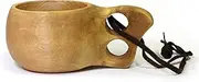 Nordic Art Store Kuksa Wooden Drinking Cup 16 for Hiking, Camping, Kitchen, Outdoor