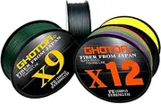 LLEIIshen 8 Strands Multistrand Braided Fishing Line Super Strong 18-78lb 100% PE Line300m/500m Carp Fishing Line/1551