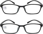 Computer Blue Light Blocking Reading Glasses Flexible Lightweight Unbreakable Readers Anti Eyestrain for Women Men
