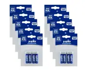 40pc Jupio Non-Rechargeable 1.5V Alkaline AAA Batteries LR3 Maximum Power BLU