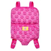 Build A Bear Plush Backpack Carrier pink Soft Textured Adjustable Straps