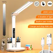 Dimmable Touch LED Desk Lamp Bedside Study Reading Table Light Battery Powered