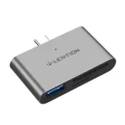 LENTION USB C to SD/Micro SD Card Reader with USB 3.0 Adapter (CB-CS15)