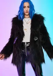 [Current Mood] Recipe For Disaster Faux Fur Coat