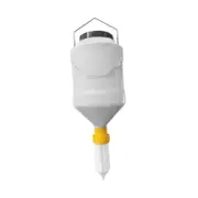 Sauce Bottle Hanging 3L Empty Sauce Dispenser for Outdoor Camping Restaurant White 43 cmx15 cm
