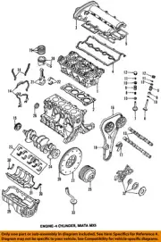 MAZDA OEM 01-04 Miata-Valve Cover Gasket BP6D10235A (for: Mazda)