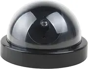 (Electronic security) Pretend Dummy Dome Realistic Looking Security Camera Red LED Light (77ry840qf260) Detection Sensor