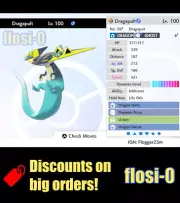 6IV Ultra Shiny Dragapult Pokemon Sword and Shield (Square Shiny)
