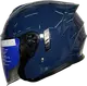 【JAP騎士精品】M2R FR-2 安全帽 FR2 紀念版 素色 琉璃藍 內藏墨鏡 半罩安全帽 (10折)