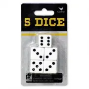 Classic Games Pack Of 5 Dice-Game