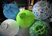 Paper Lantern 8" with Light (Batteries Included) Mix and Match, On/Off switch