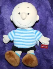 New Peanuts Camp Snoopy Linus 13" plush