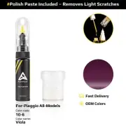 Touch Up Paint For Piaggio All Models 10/6 Viola With Polish Paste