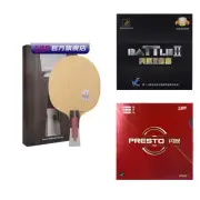 [Pre-Assembled] 729 NB50 Blade + 729 BATTLE II + PRESTO Table Tennis Paddle